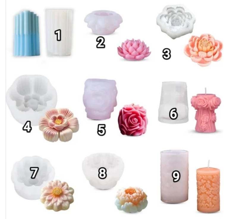 Silicone Candle Moulds